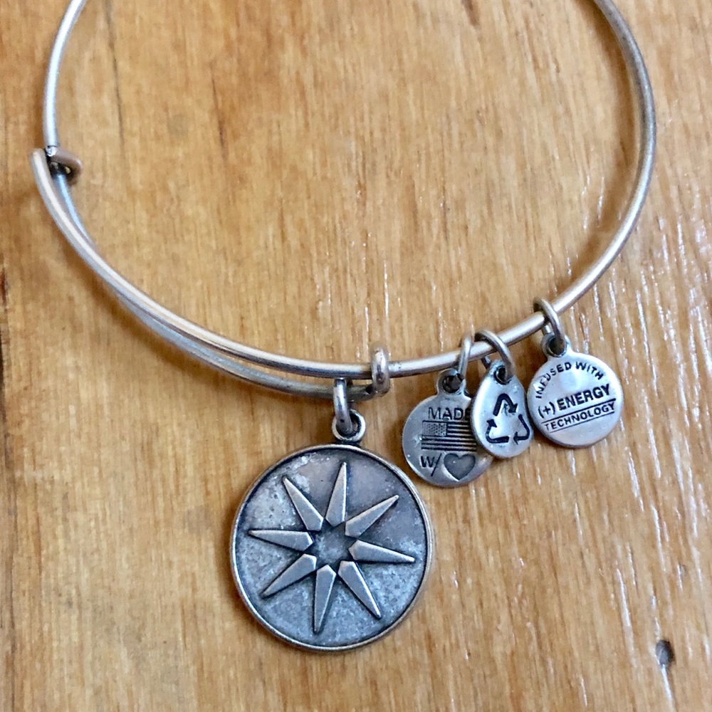 Alex and Ani silver star bracelet